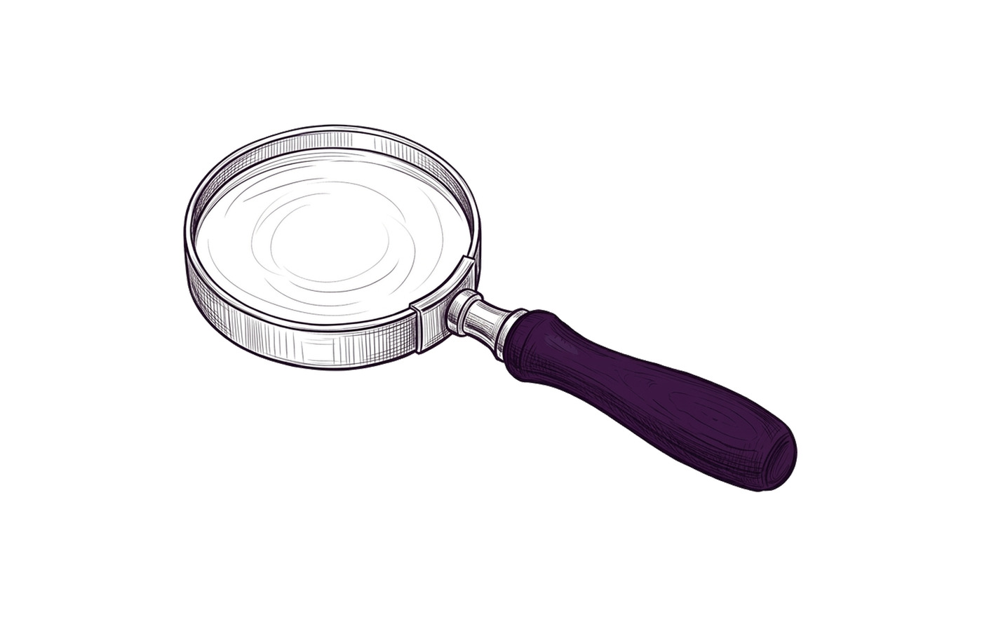 A magnifying glass